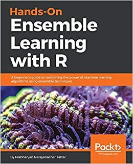 Hands on ensemble learning with R book cover image