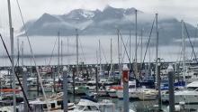 a wharf in Alaska